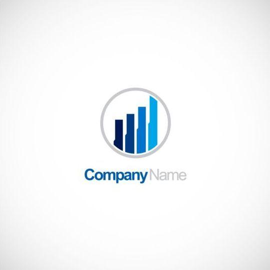 Chart Logo - Business finance chart company logo vector free download