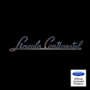 Lincoln Continental Logo - Lincoln Archives Officially Licensed