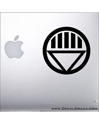 Orange DC Comics Logo - Huge Deal on Black Lantern Corps logo SMALL Vinyl Decal | DC Comics ...