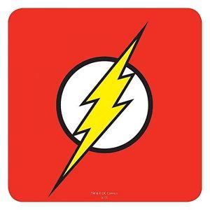 Orange DC Comics Logo - Justice League The Flash Logo Single Coaster Comics