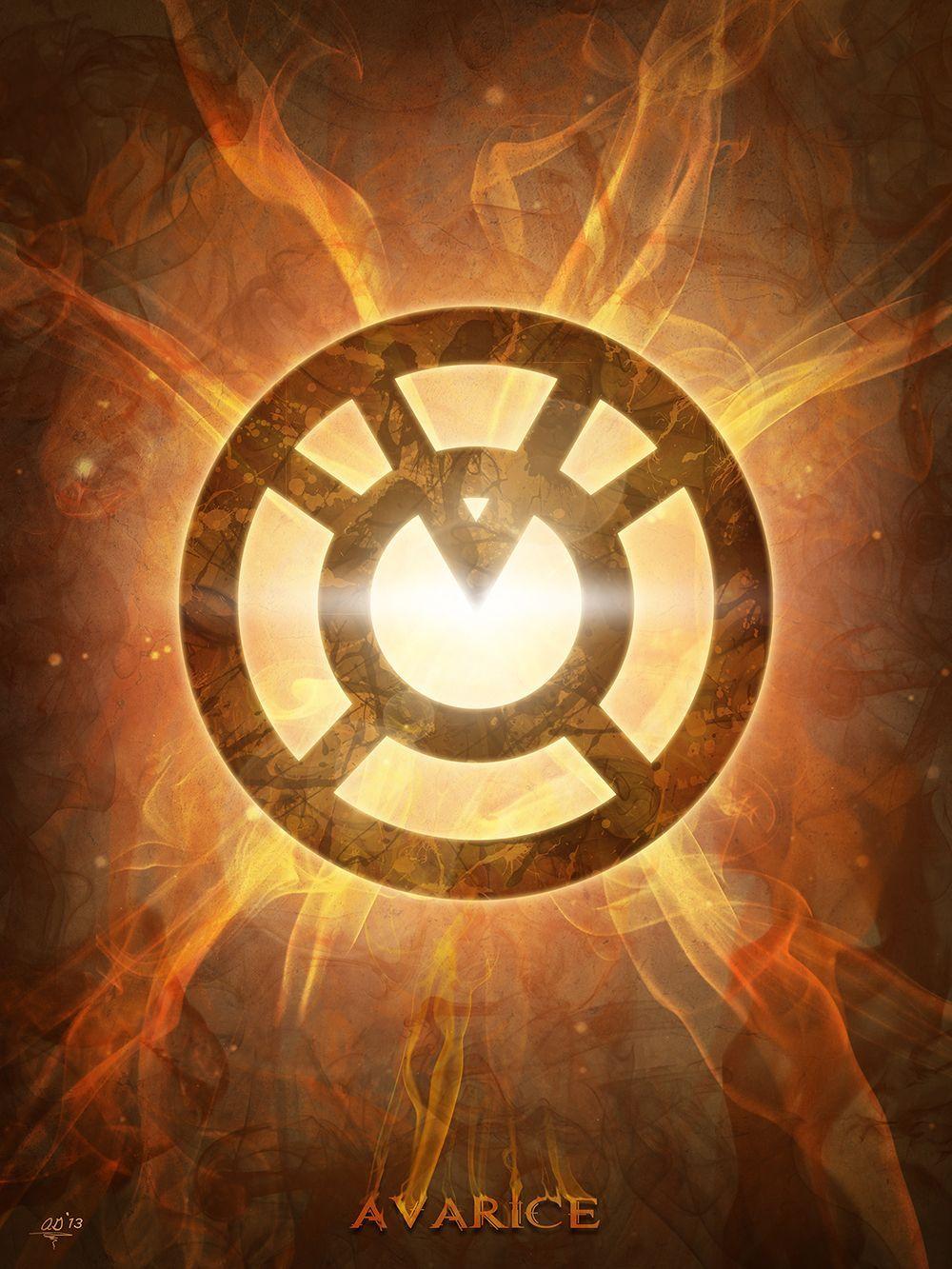 Orange DC Comics Logo - My 'Lantern Corps' logo series inspired by the DC universe of the ...