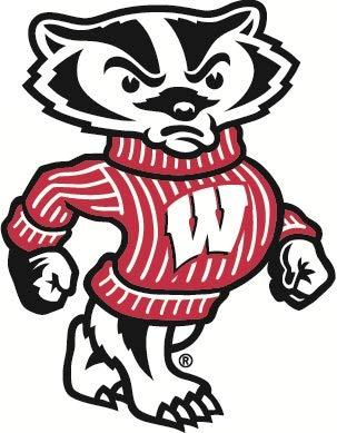 Wisconsin Logo - Amazon.com: 5 inch Bucky Badger Decal UW University of Wisconsin ...