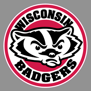 Wisconsion Logo - Details about Wisconsin University Badgers 6