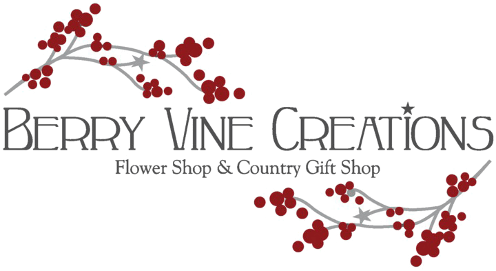 Vine Flower Logo - Flowers, Arkport, NY. Berry Vine Creations