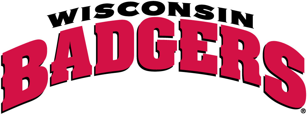 Badgers Logo - Wisconsin Badgers Wordmark Logo - NCAA Division I (u-z) (NCAA u-z ...