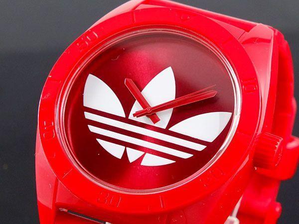 Fire Red and White Circle Logo - Fire Red Santiago only at $49.77 --> Adidas Watch SANTIAGO RED ...