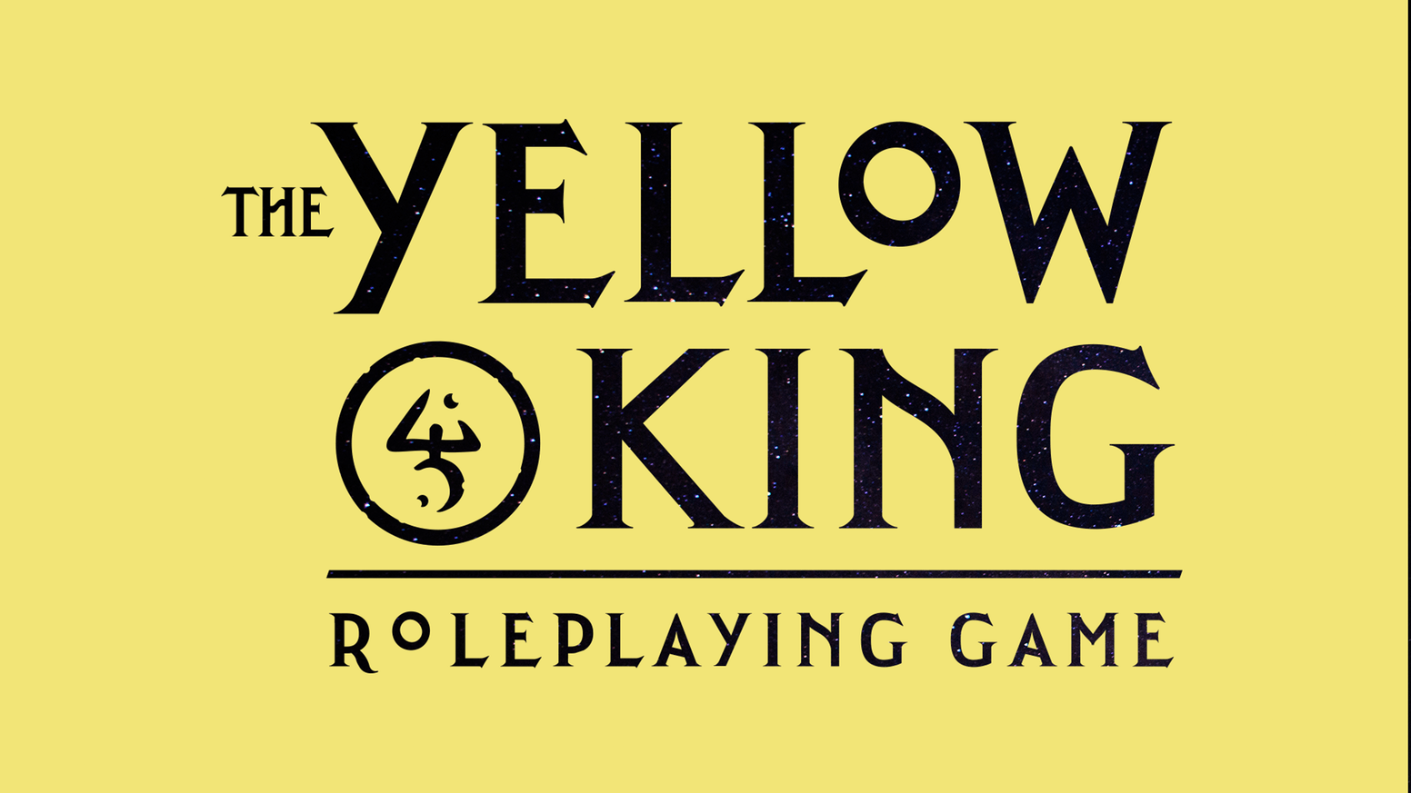 Yellow King Logo - The Yellow King Roleplaying Game from Robin D. Laws by Pelgrane ...