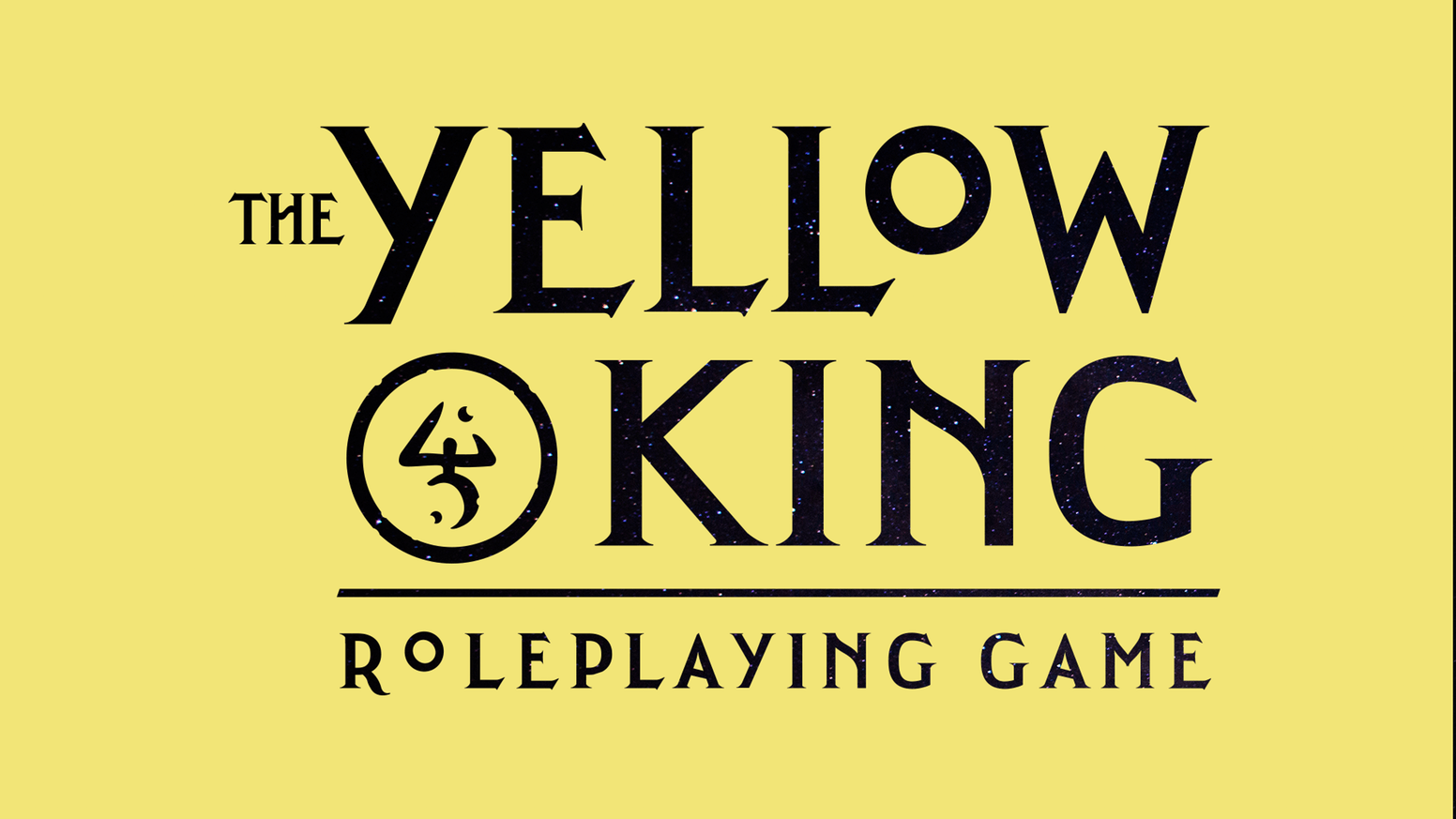 Yellow King Logo - The Yellow King Roleplaying Game from Robin D. Laws