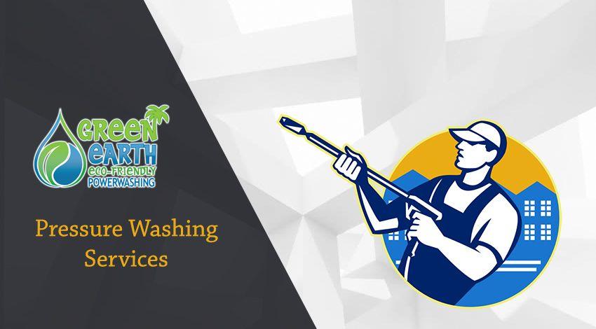 Pressure Washing Service Logo - Pressure Washing Services Earth Power Wash