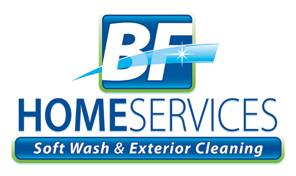 Pressure Washing Service Logo - BF Home Services. Rochester NY Pressure Washing, Roof Cleaning