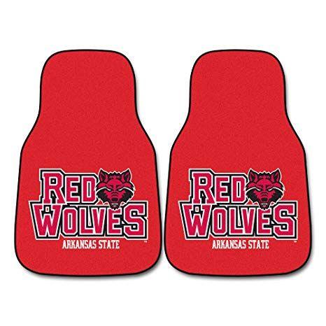Red Wolf Paw Logo - Amazon.com: FANMATS NCAA Arkansas State University Red Wolves Nylon ...