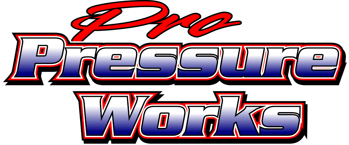 Pressure Washing Service Logo - Pro Pressure Works. Pressure Washing Services