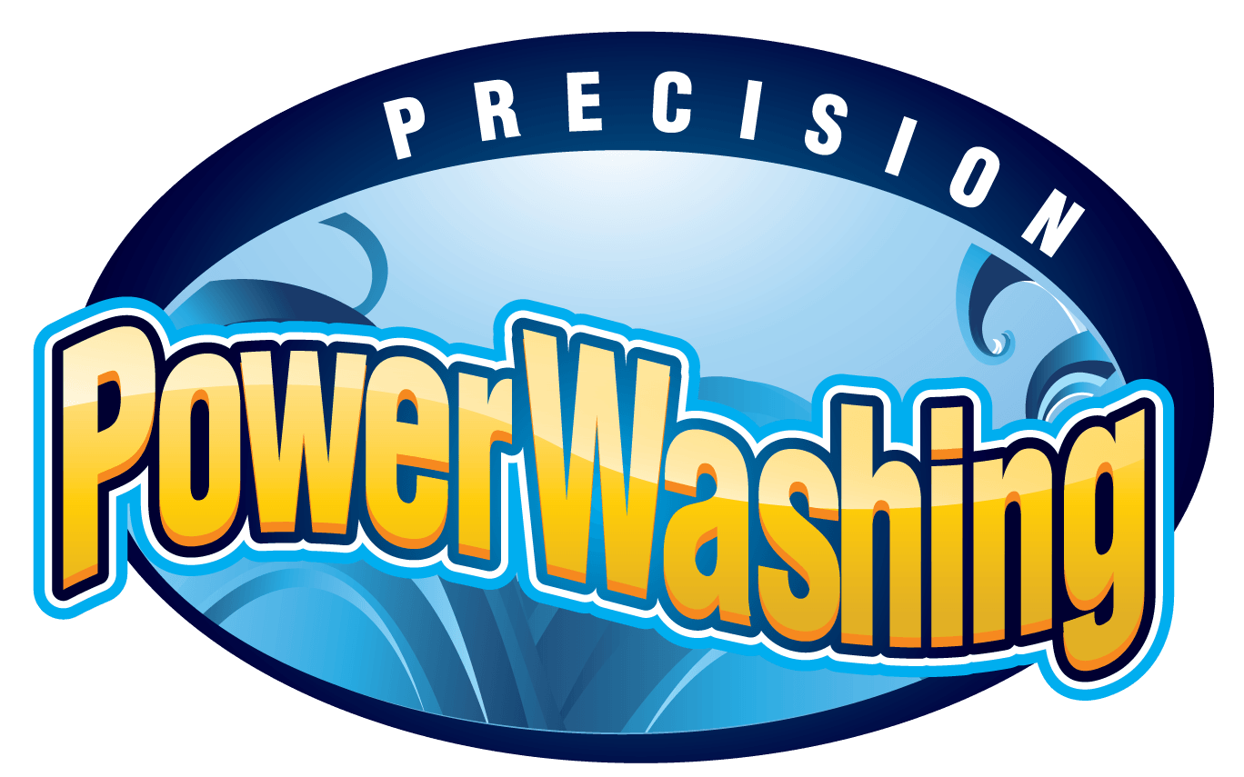 Pressure Washing Service Logo - Sacramento House Washing Services. Precision Power Washing