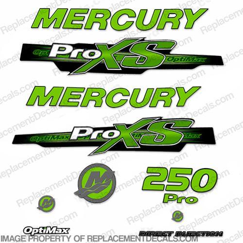 Pro XS Logo - Custom Color Mercury Decals