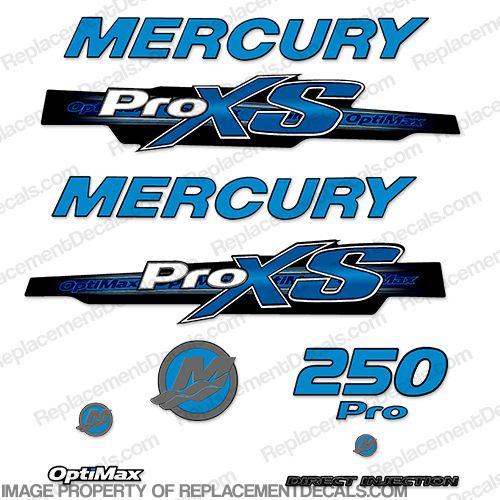 Pro XS Logo - Custom Color Mercury Decals