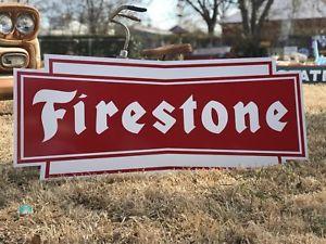 Vintage Firestone Logo - Firestone Sign
