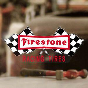Vintage Firestone Logo - Firestone racing tires sticker decal hot rod rat vintage old school