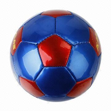 Chinese Blue and Red Logo - China Soccer Ball, Composed Of PVC PU TPU Material, Comes In Red