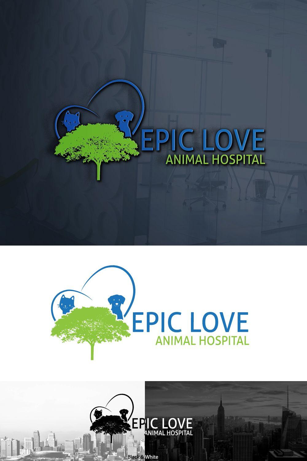 Epic 3 Logo - Upmarket, Bold, Veterinary Logo Design for Epic Love Animal Hospital ...