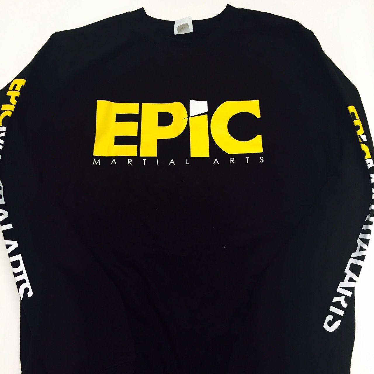 Epic 3 Logo - Adults EPIC Sweatshirt – 3 Logo Design – Epic Martial Arts