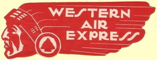 Air Express Logo - Western Air Express and the First Scheduled Passenger Services ...