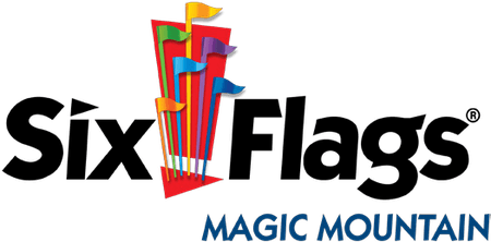 Famous Mountain Logo - Six Flags Magic Mountain