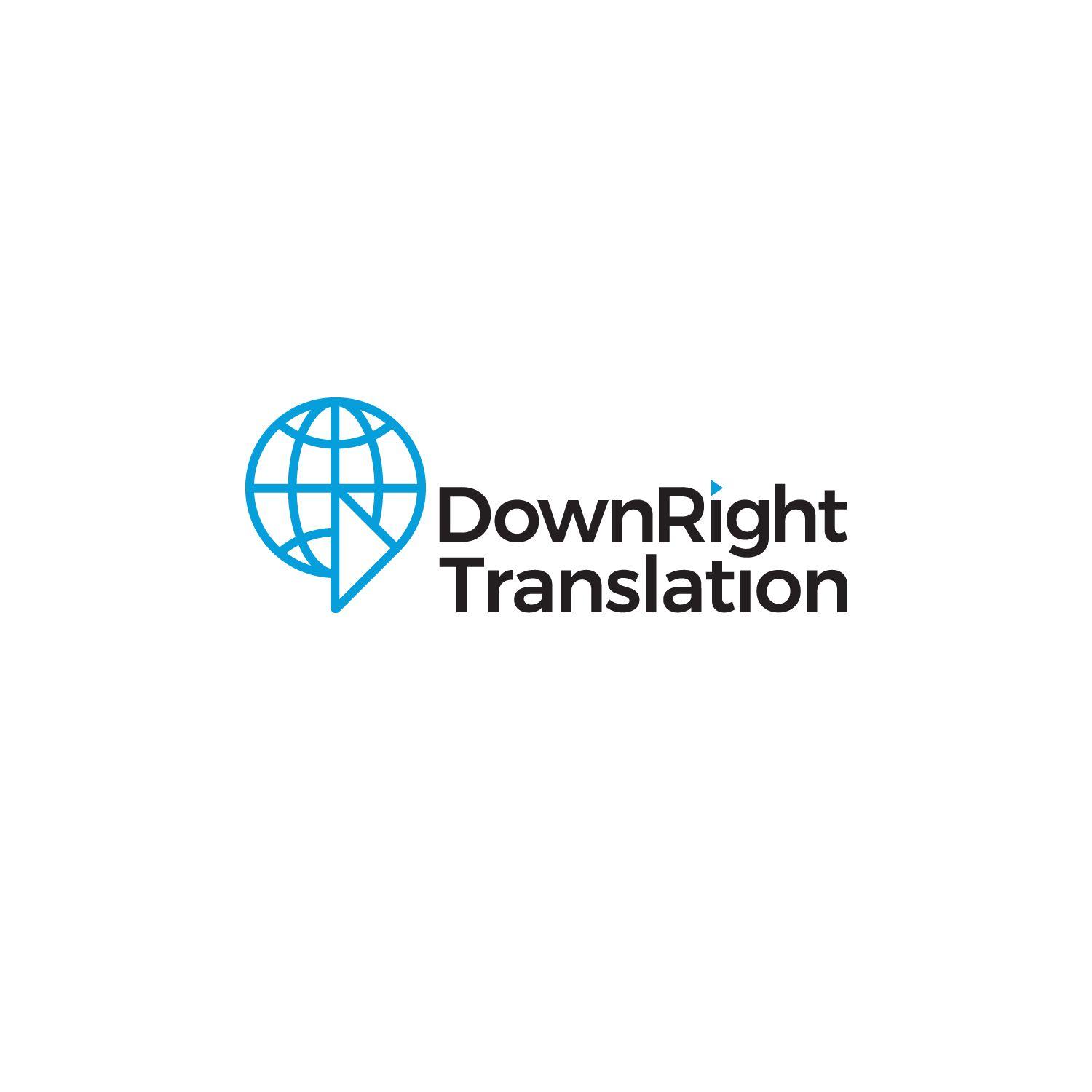 Translation Logo - Serious, Professional, Business Logo Design for DownRight ...