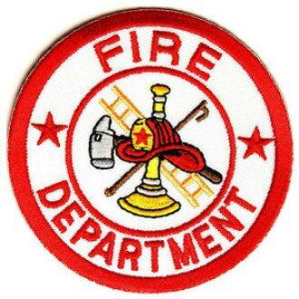 Fire Red and White Circle Logo - Reptile: Emblem FIRE DEPT red white round Fire Department | Military ...