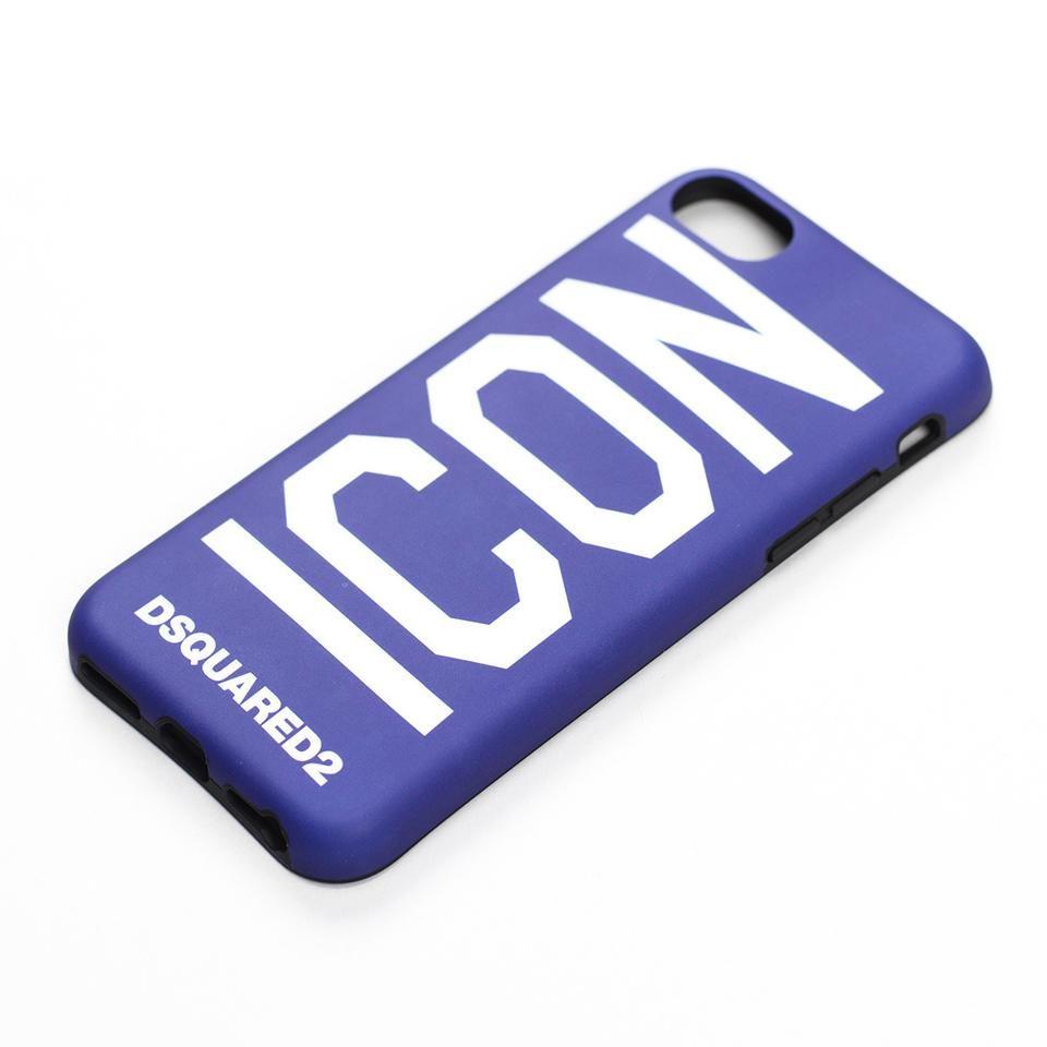 8 Blue Rectangles Logo - DSQUARED2 ICON IPHONE 6 6S 7 8 CASE BLUE