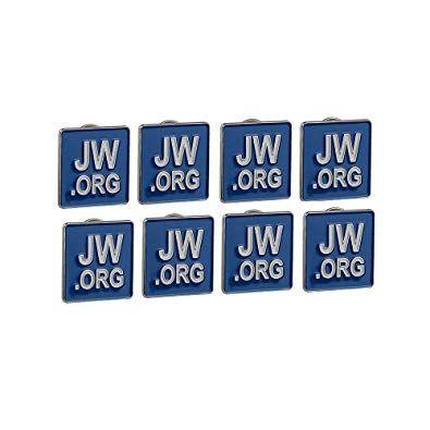 8 Blue Rectangles Logo - Gudeke Jw.org Lapel Pin 8 Lapel Pins Blue Square: Amazon.co.uk
