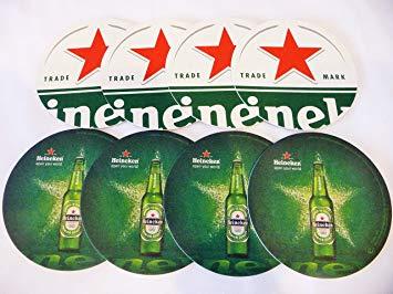 Red Star Beer Logo - Heineken Beer Coaster Set Red Star Set Of (8) Eight