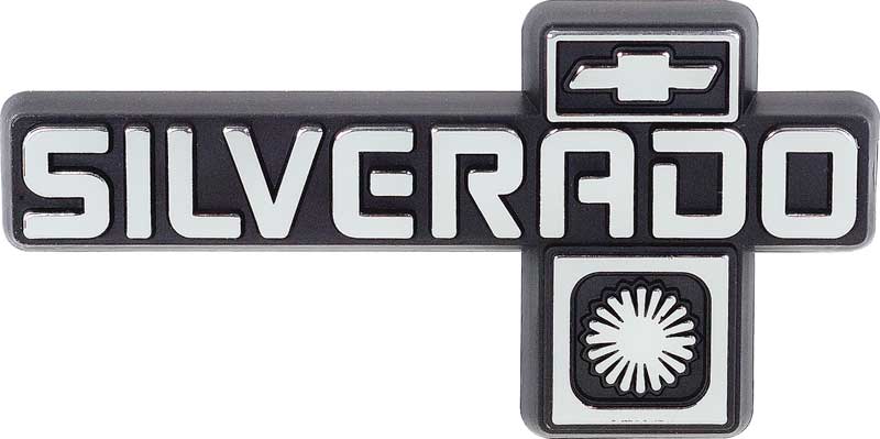 Chevrolet Silverado Logo - Chevrolet Truck Parts. Emblems and Decals
