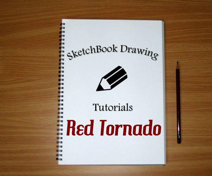 Red Tornado Logo - Red Tornado Logo: 3 Steps
