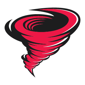 Red Tornado Logo - Tornadoes — Blue Moose