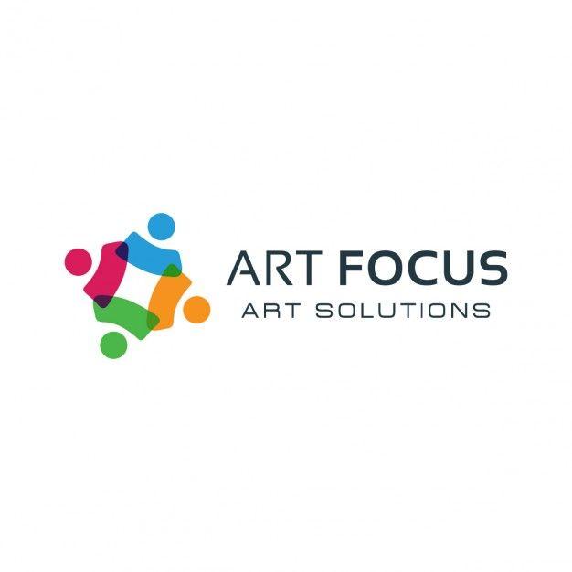 Colorful Art Logo - Colorful social group logo Vector | Free Download