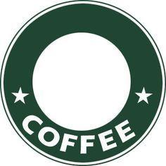 Large Printable Starbucks Logo - Best cricut printables image. Silhouettes, T shirts