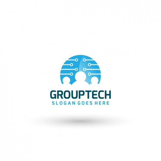 Group Logo - Technical group logo template Vector | Free Download