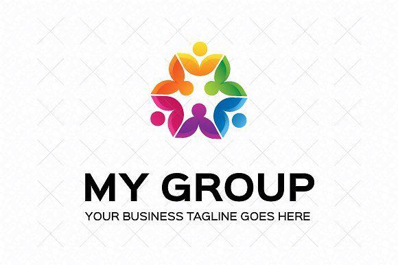 Group Logo - My Group Logo Template ~ Logo Templates ~ Creative Market