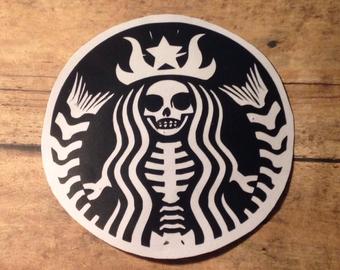 Large Printable Starbucks Logo - Starbucks sticker | Etsy