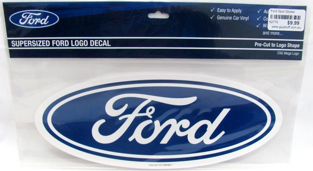 Brand with Blue Oval Logo - 62770 FORD MOTOR COMPANY BLUE OVAL LOGO LARGE MEGA CAR STICKER DECAL ...