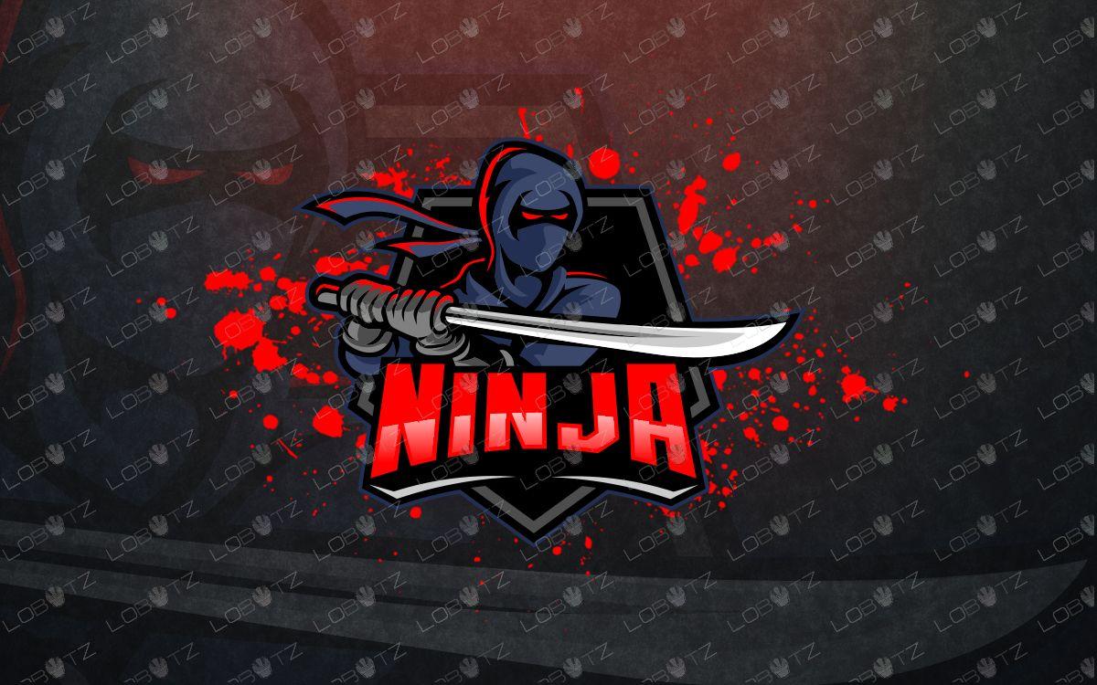 Ninja Logo - Spectacular Ninja Mascot Logo | Ninja eSports Logo For Sale - Lobotz