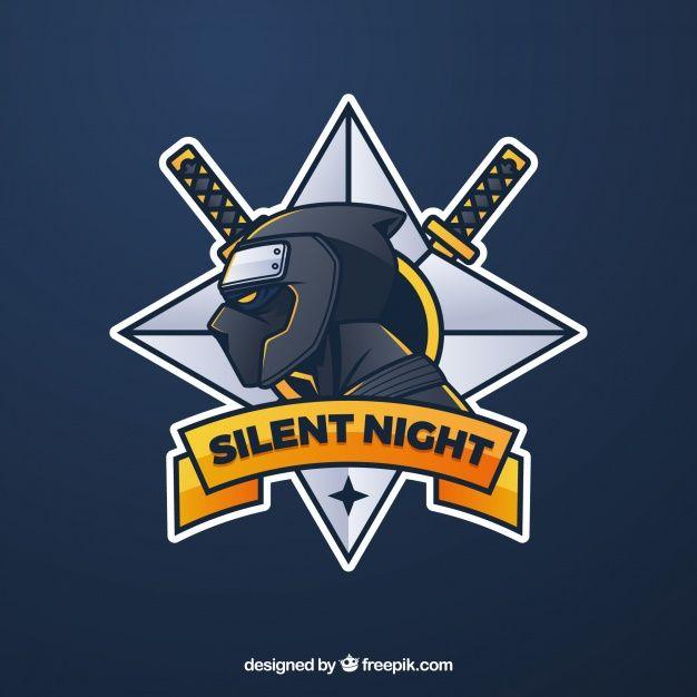 Ninja Logo - E-sports team logo template with ninja Vector | Free Download