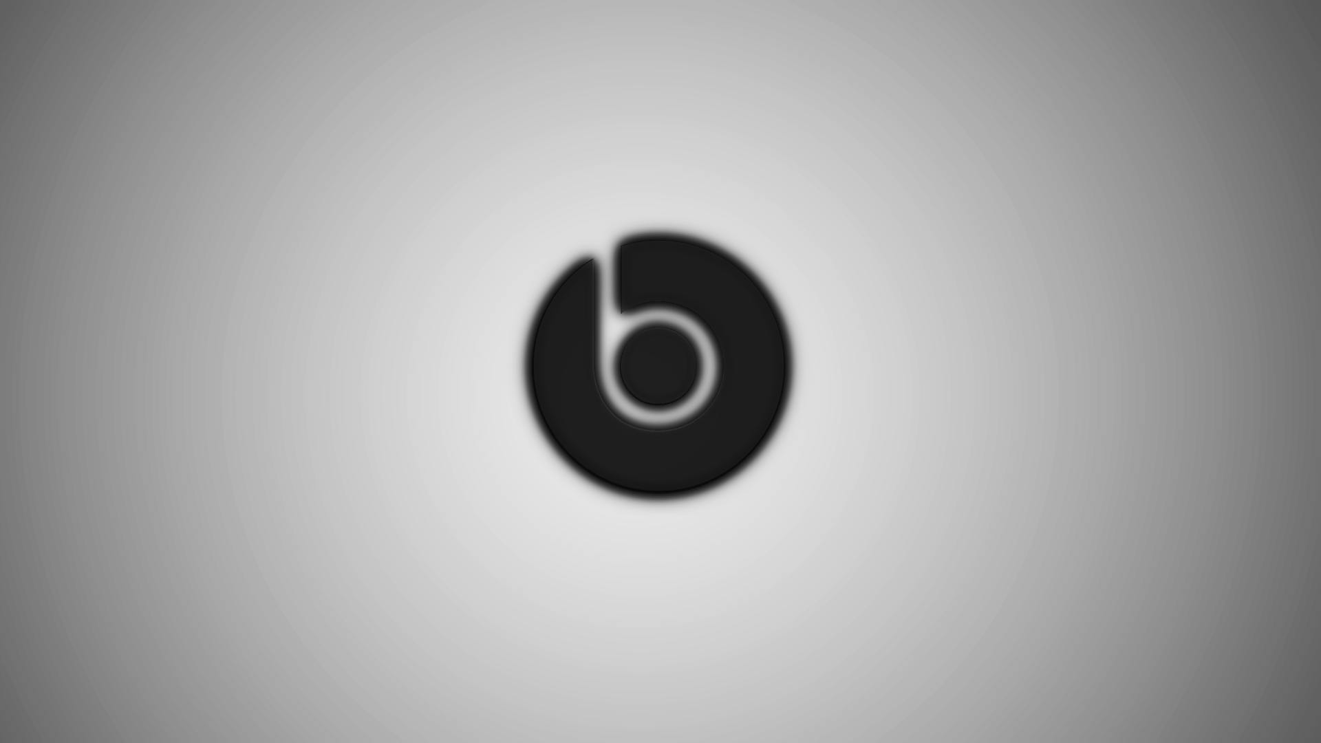 Black and White Beats Logo - Beats By Dr. Dre Wallpapers - Wallpaper Cave