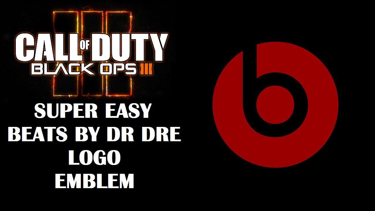 Black Beats by Dre Logo - Beats By Dr Dre Logo Call Of Duty Black Ops 3 Emblem Editor