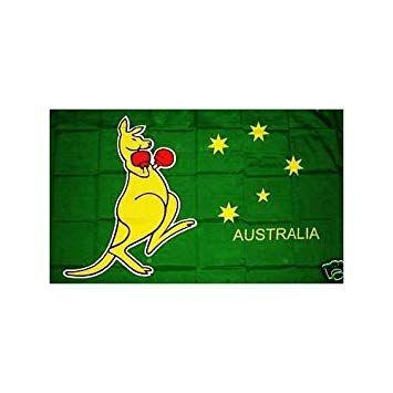 Boxing Kangaroo Logo - 5Ft X 3Ft 5'X3' Flag Boxing Kangaroo Australia Australian: Amazon.co