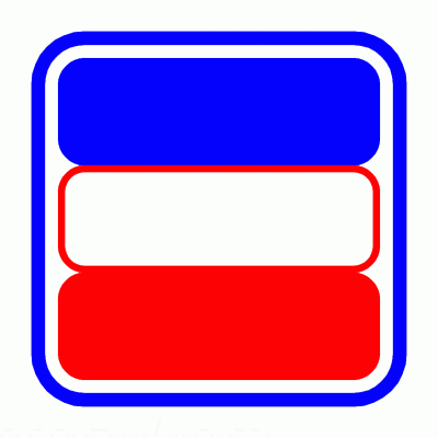 White and Blue Rectangle Logo - Red white and blue Logos