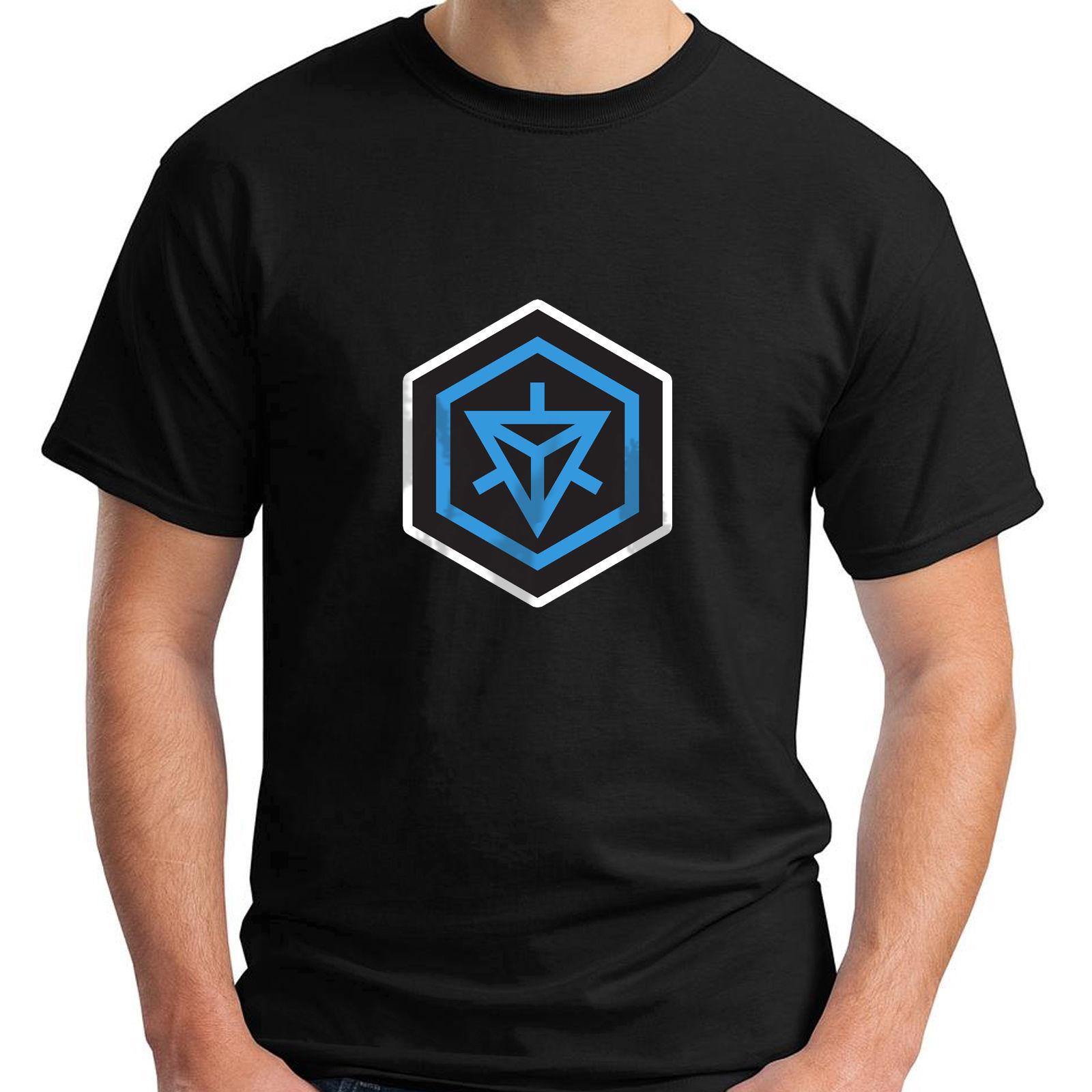 Blue and White Hexagon Logo - New Resistance Hexagon Logo Short Sleeve Black Men'S T Shirt S 5XL