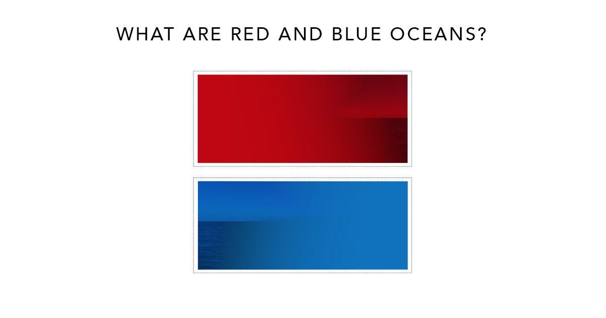 Red and Blue Rectangle Logo - What Are Red and Blue Oceans?. Blue Ocean Strategy. Blue Ocean Shift