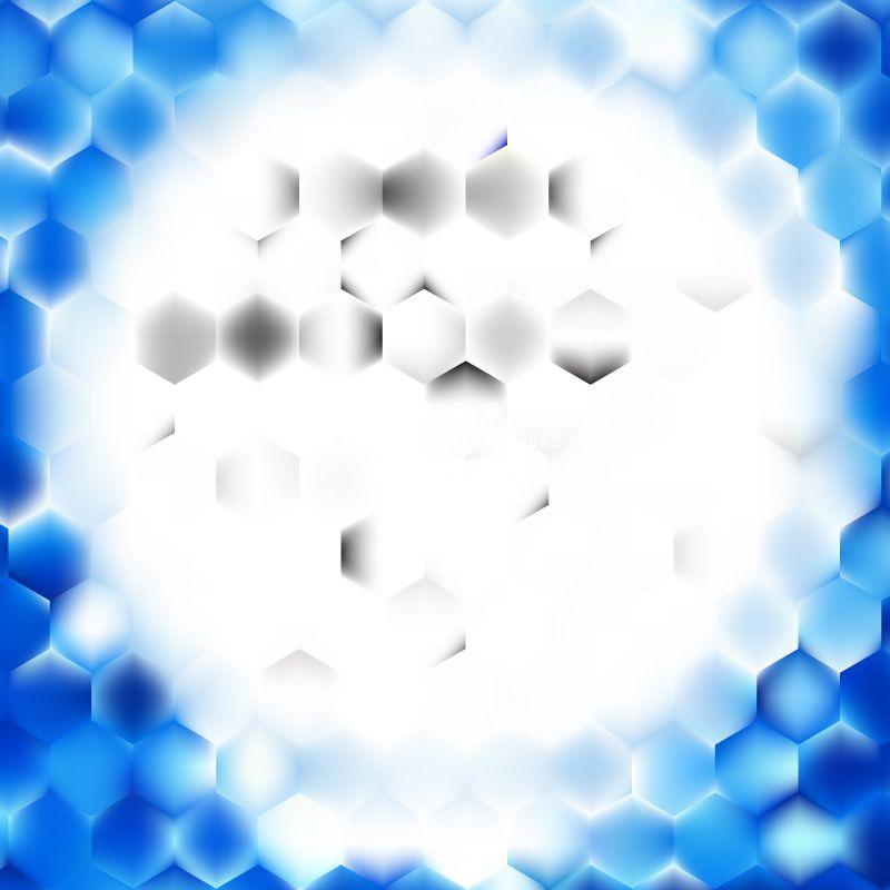 Blue and White Hexagon Logo - Download Vector White Hexagon Geometric Background