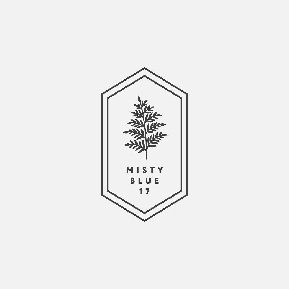 Blue and White Hexagon Logo - simple + lovely | hexagon logo design, tree, simplistic typography ...